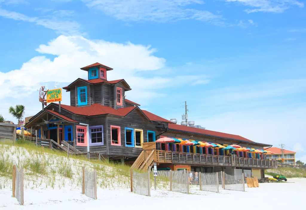 Pompano Joe's on the beach in Destin, FL
