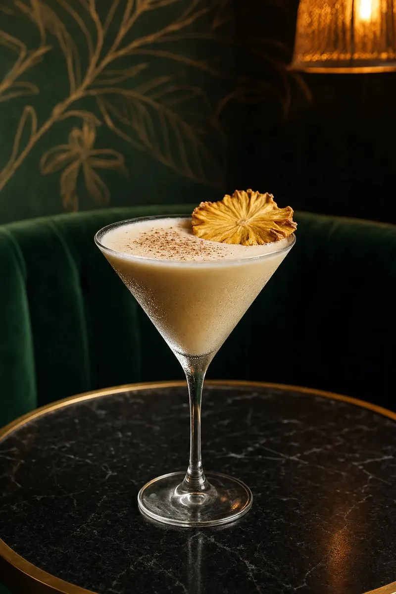 La Negra Tiene Tumbao, a martini at Spanglish Martini Bar in Wynwood, Miami