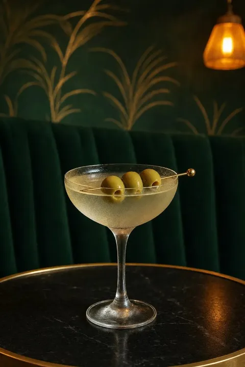 El Executive, a martini at Spanglish Martini Bar in Wynwood, Miami