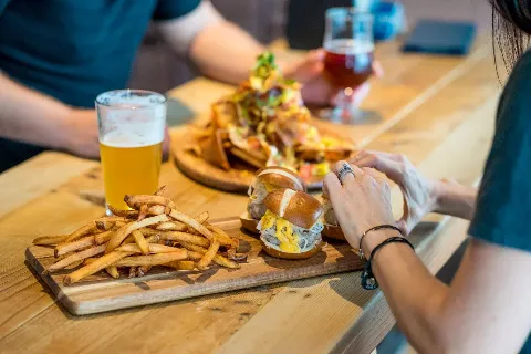 Das Beer Garden, food