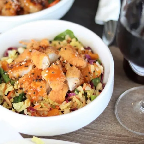 Asian chicken bowl