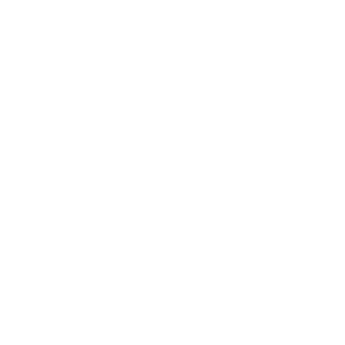 Black background with a white silhouette of a plant or herb, stylized to resemble a letter 'F' with leaves.