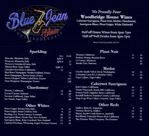 Blue Jean Blues, drink