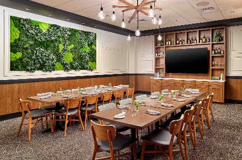 Private dining room at Burtons Grill in Plantation, FL.