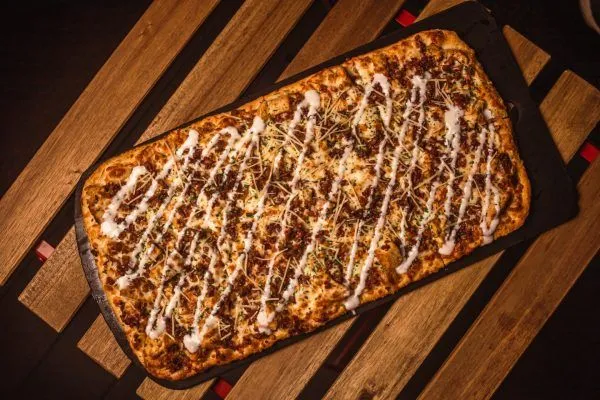 Chicken Bacon Ranch pizza at Tampa Pizza Company