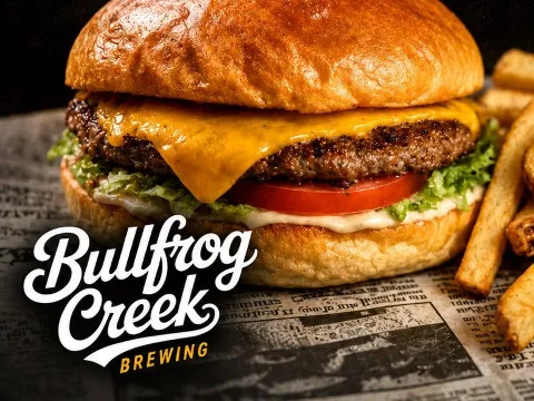 Bullfrog Creek Brewing, food