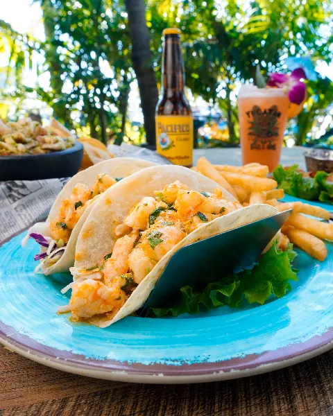 Tiki Bar, food