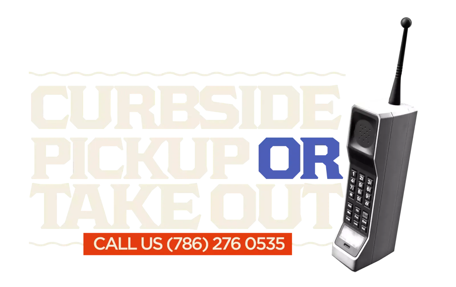 Graphic design with large, semi-transparent text reading 'CORSIDE PHONEBOOK' behind a cordless phone with an extendable antenna. The phone is black with a keypad and small screen. A red banner at the 