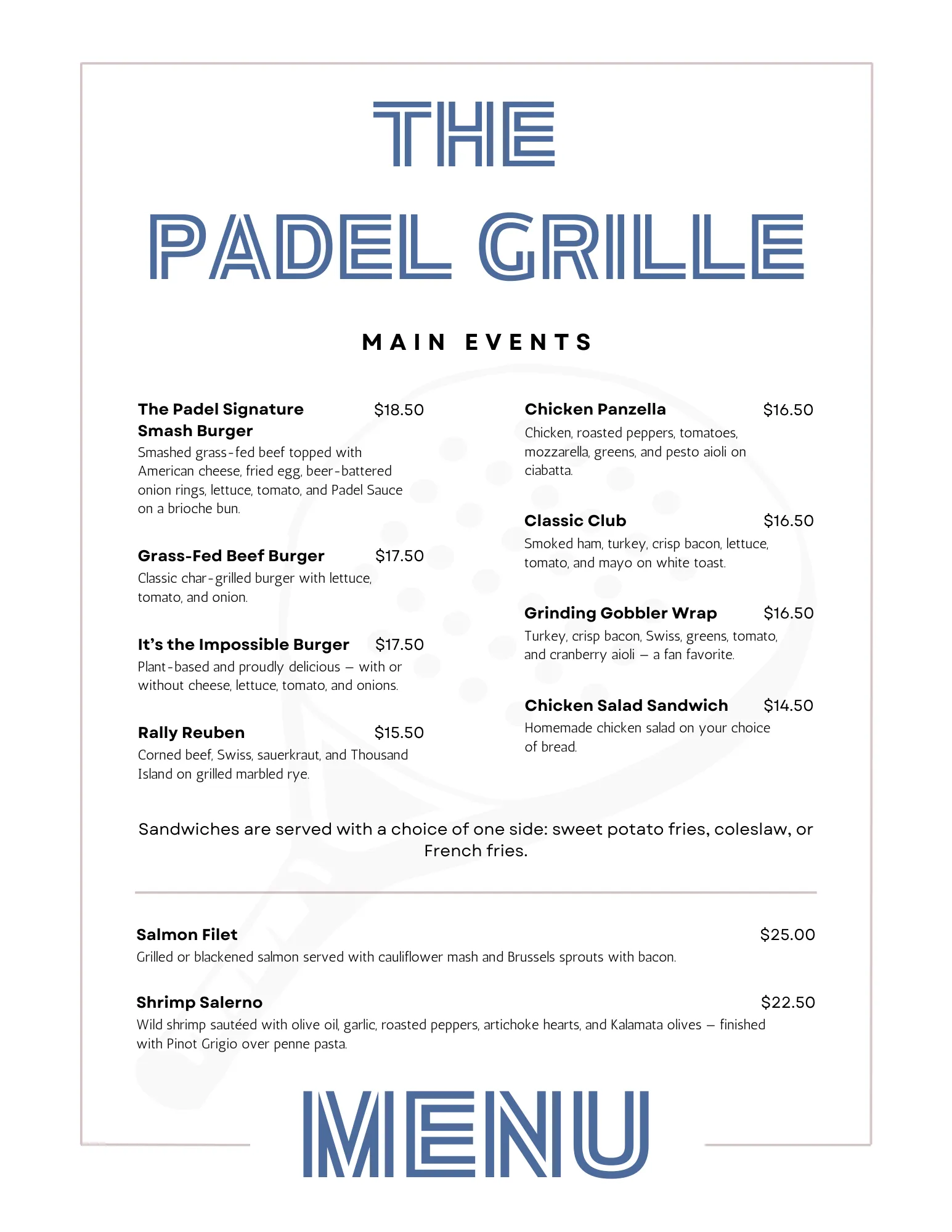 Padel Grille Restaurant