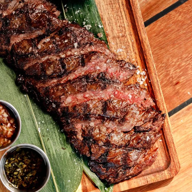 Churrasco Skirt Steak with Brazilian Sides.