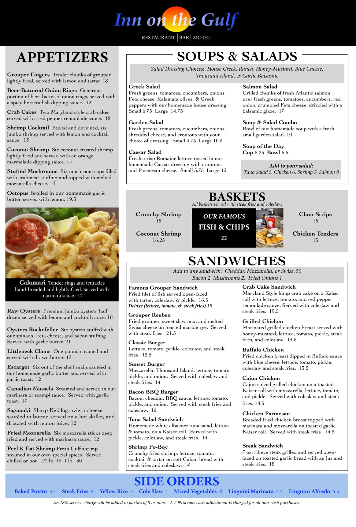 Inn On The Gulf Menu 2021-2022-11