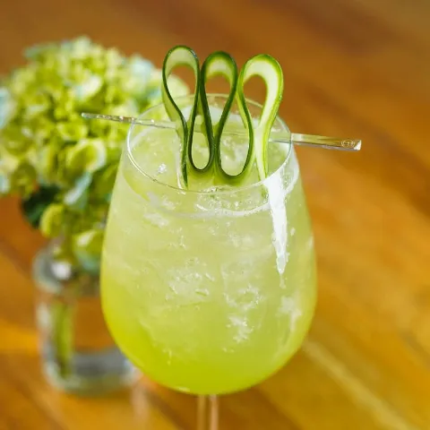 Cucumber cocktail.