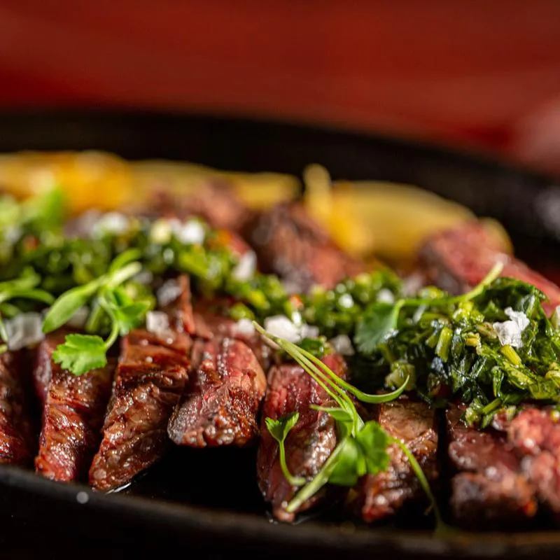 Skirt steak.