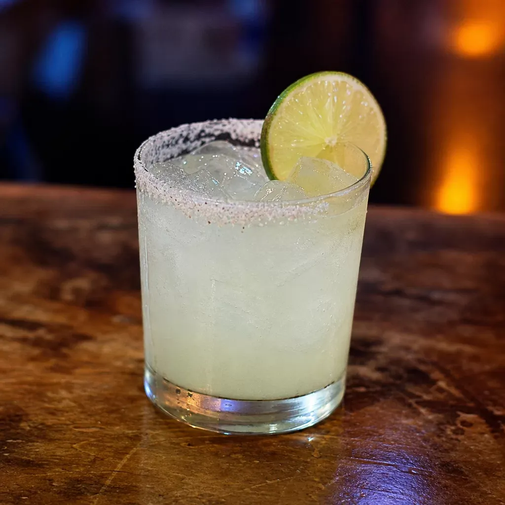 Mambarita happy hour cocktail at Grails Miami in Wynwood — Maestro Dobel Silver Tequila, lime, agave, $7