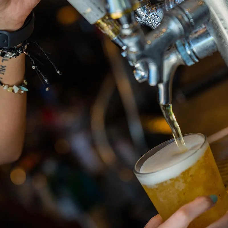Beer tap, draft beers, craft beers, rotating beer