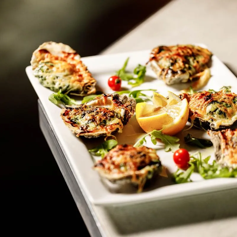 Oysters Rockefeller.