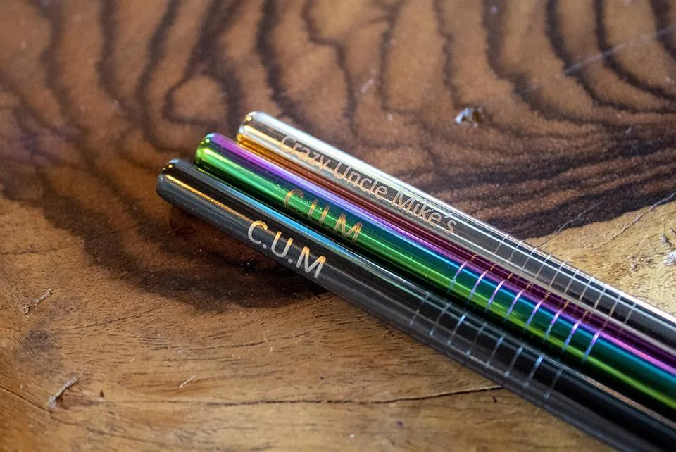 Crazy Uncle Mike's CUM straws