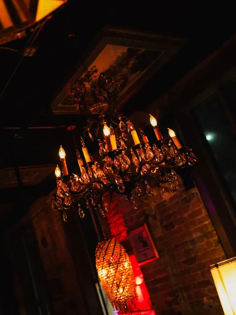 Warm ambient lighting inside The Phoenix Jazz Club