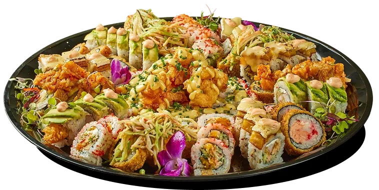 deluxe sushi party platter