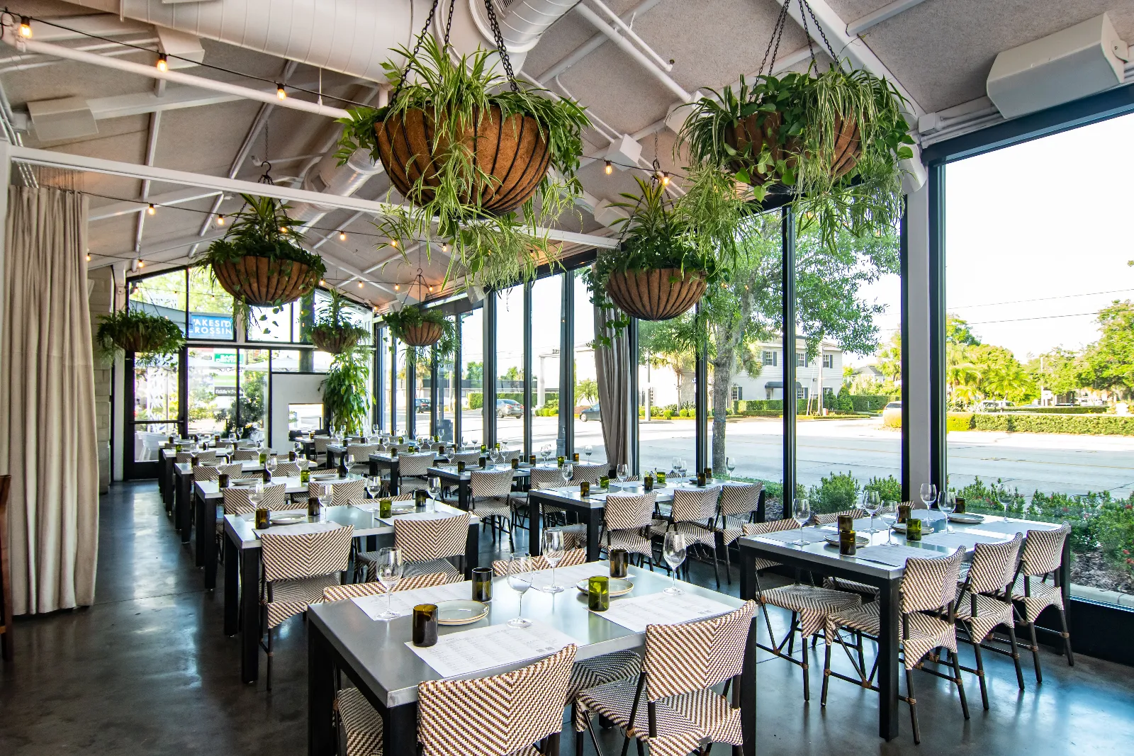 Winter park greenhouse at Sixty Vines