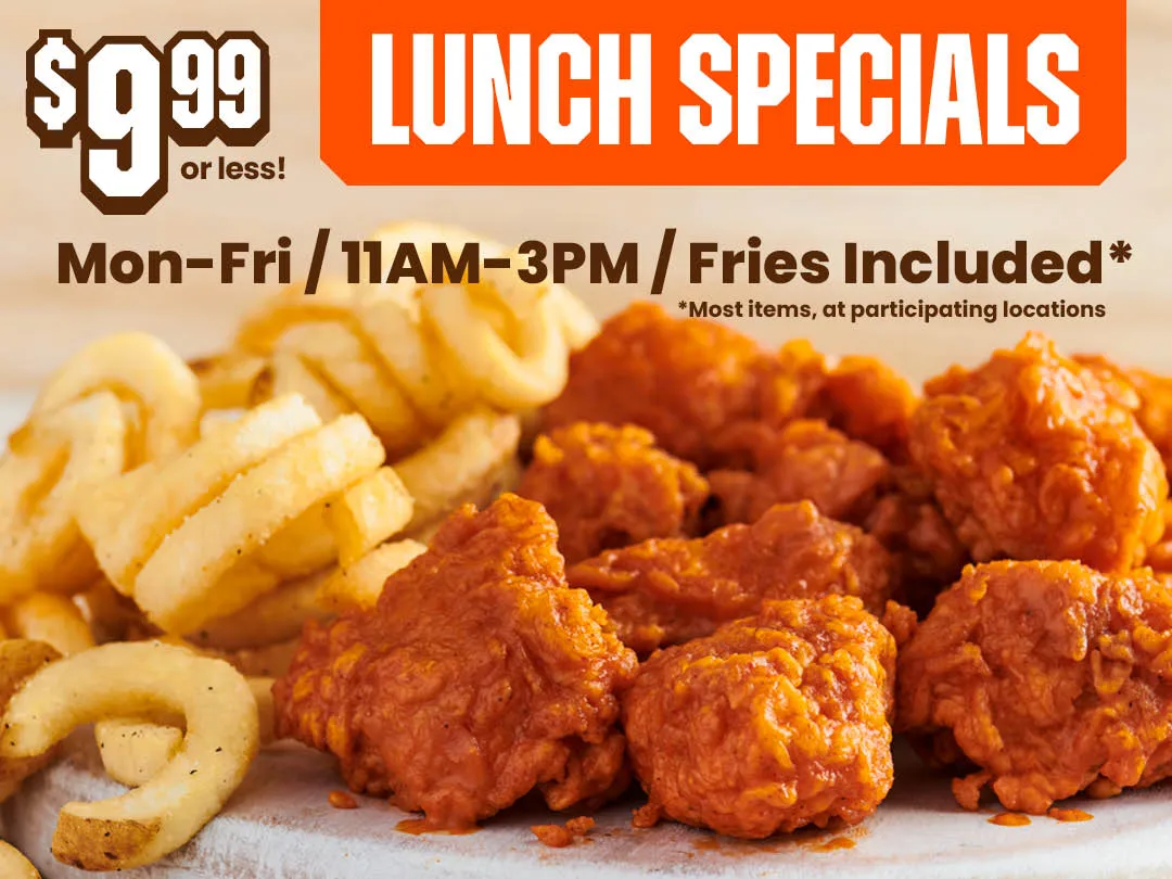 $9.99 (or less) Lunch Specials