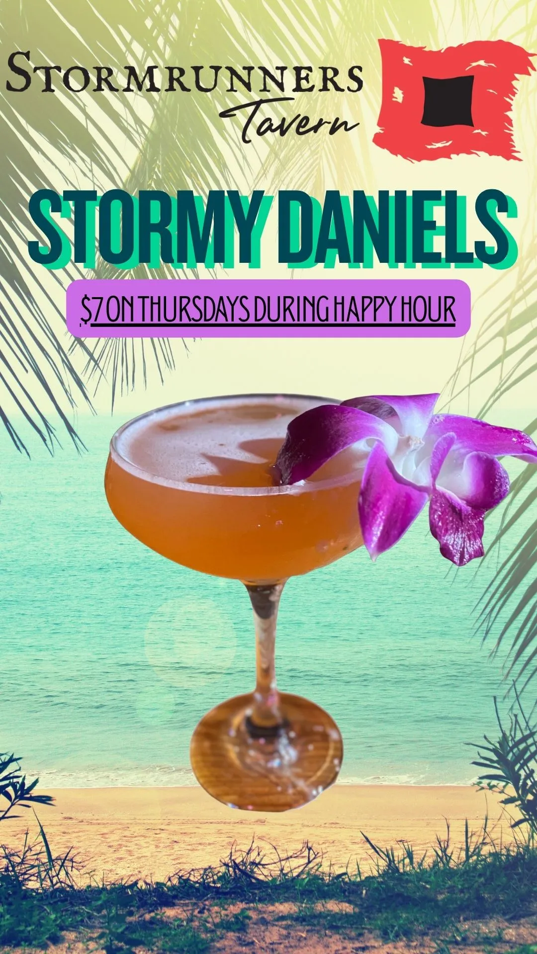 Stormy Daniels Stormrunners Tavern cocktail of the day
