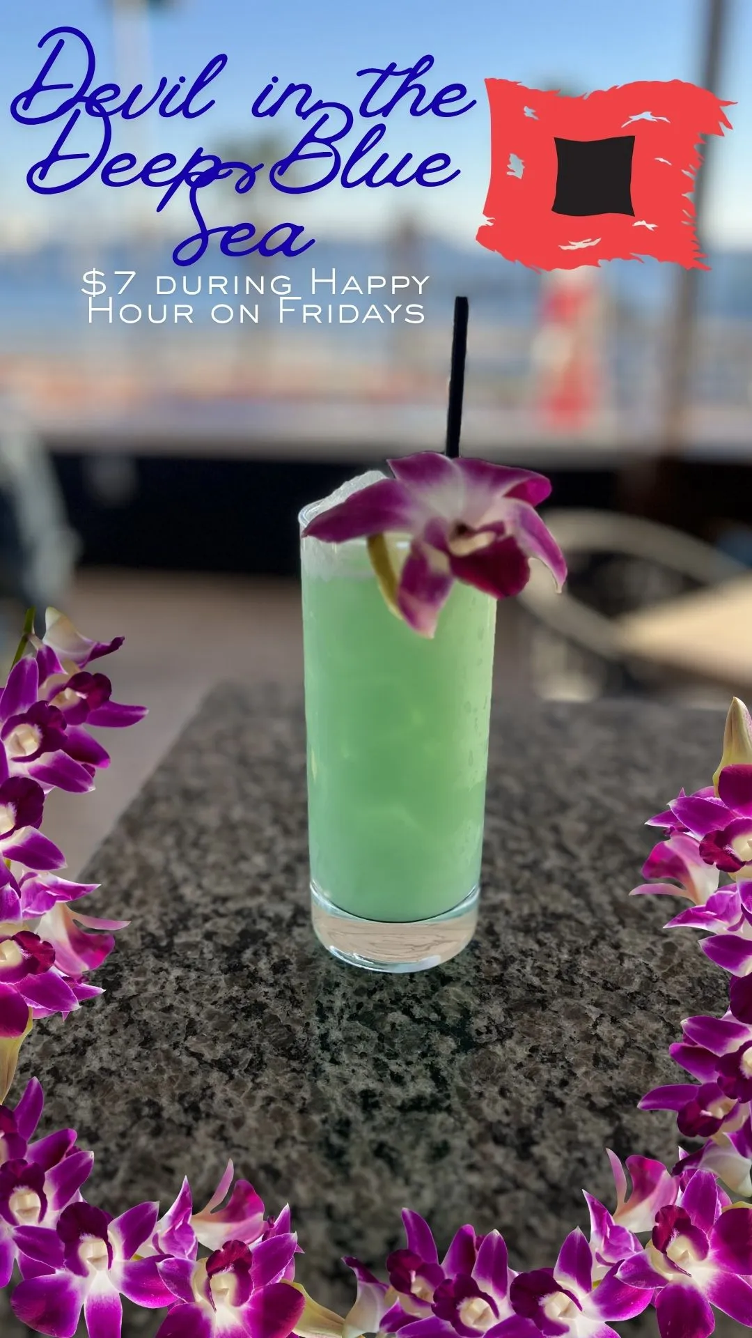 Devil in The Deep Blue Sea Stormrunners Tavern cocktail of the day