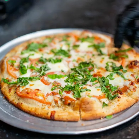 Pizza Margherita.