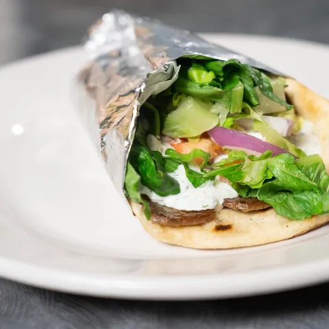 Gyro on plate