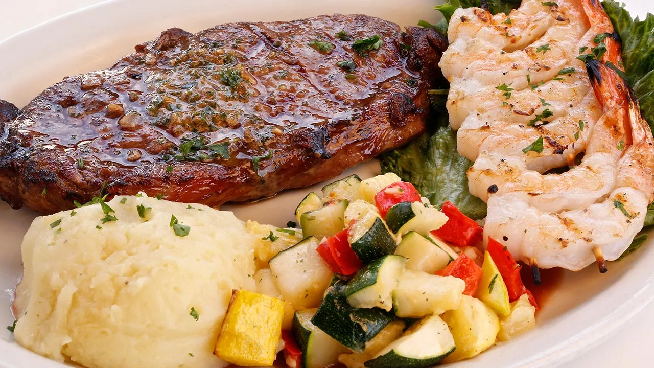 surf and turf dinner