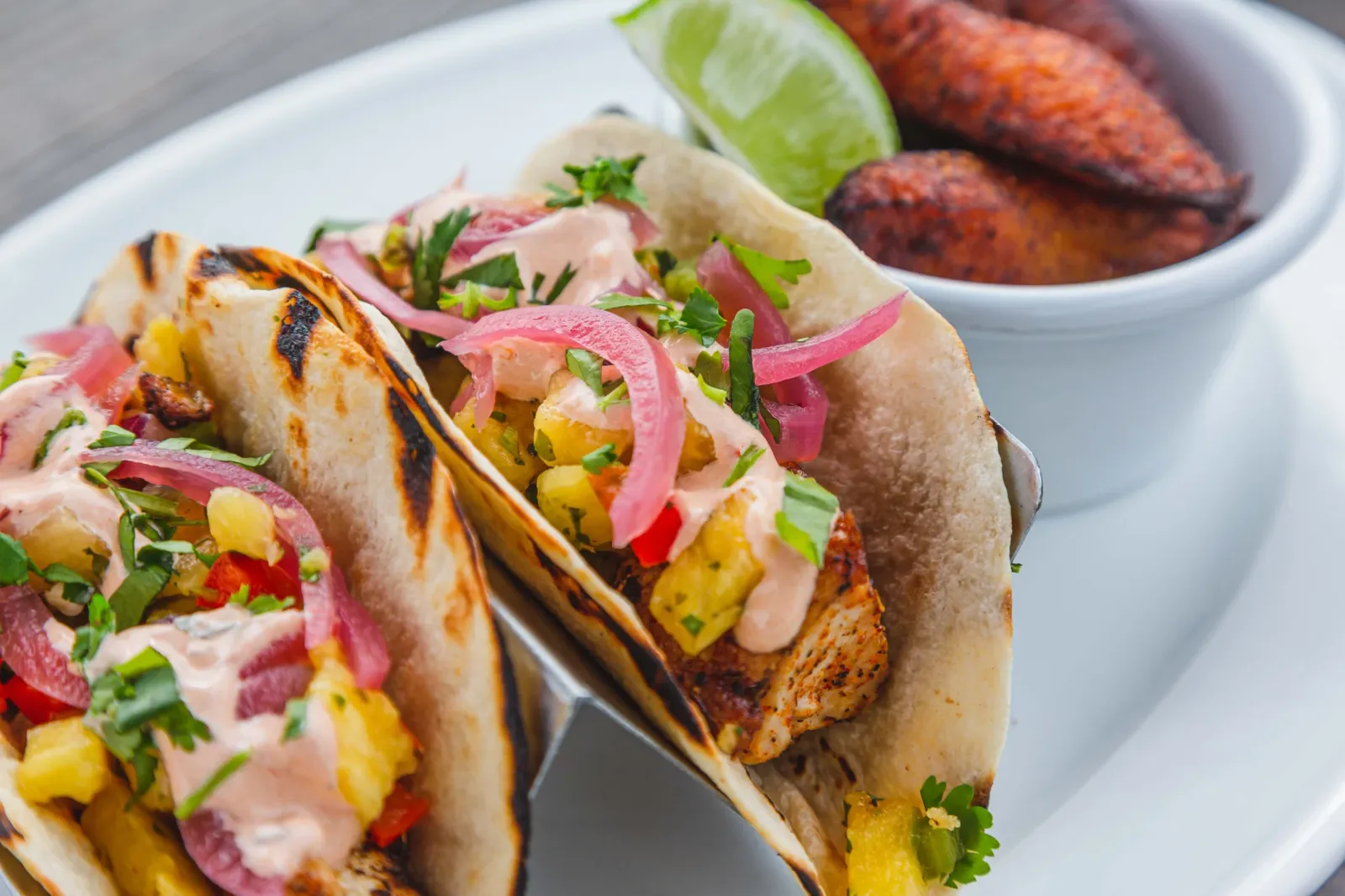 Dos Fish Tacos Handhelds