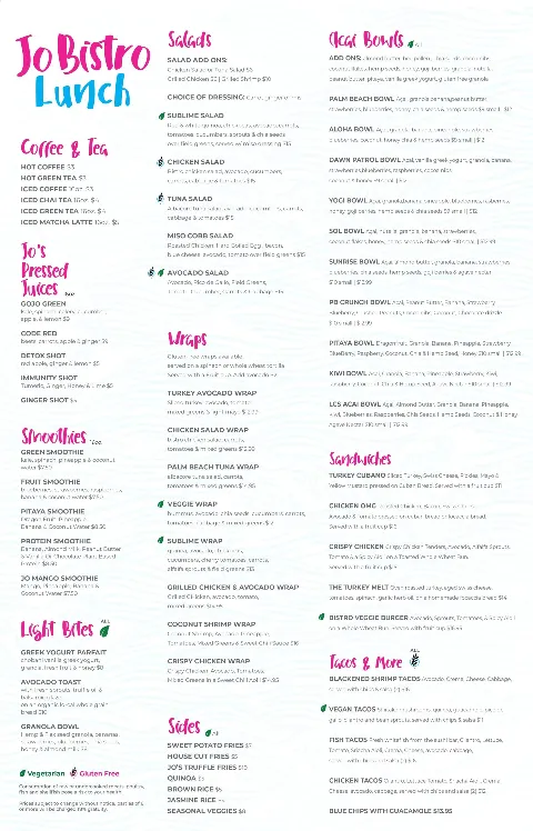 The Sushi Jo Lounge, food