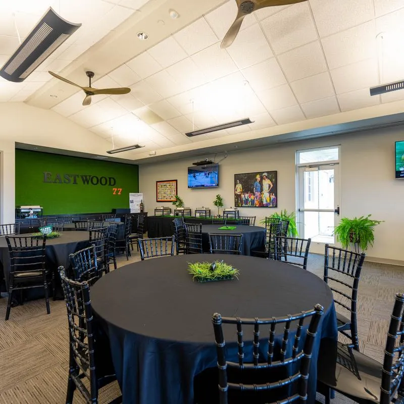 Interior seating area.