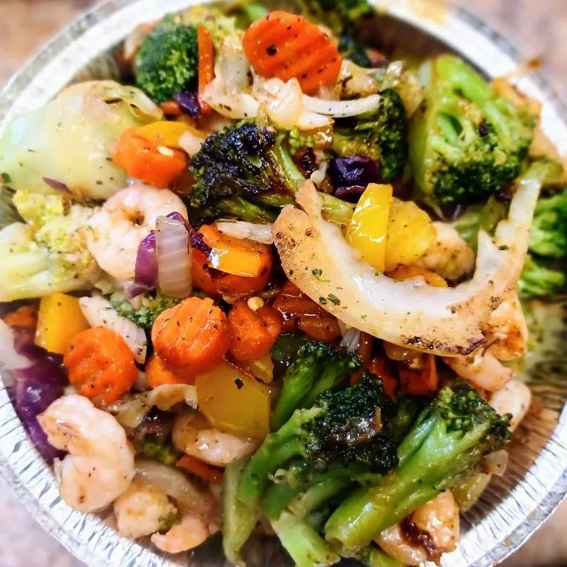Vegie salad bowl.