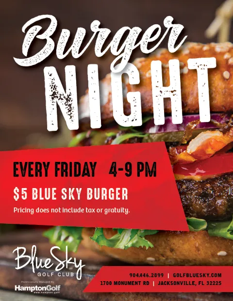 BlueSky Bar & Grill, food