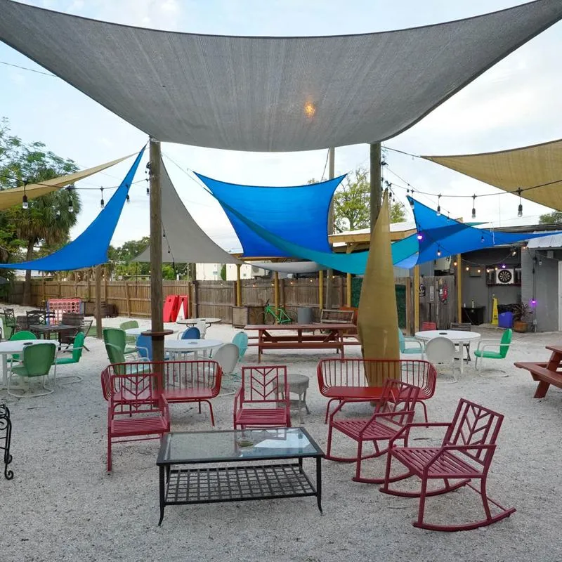 Exterior seating area