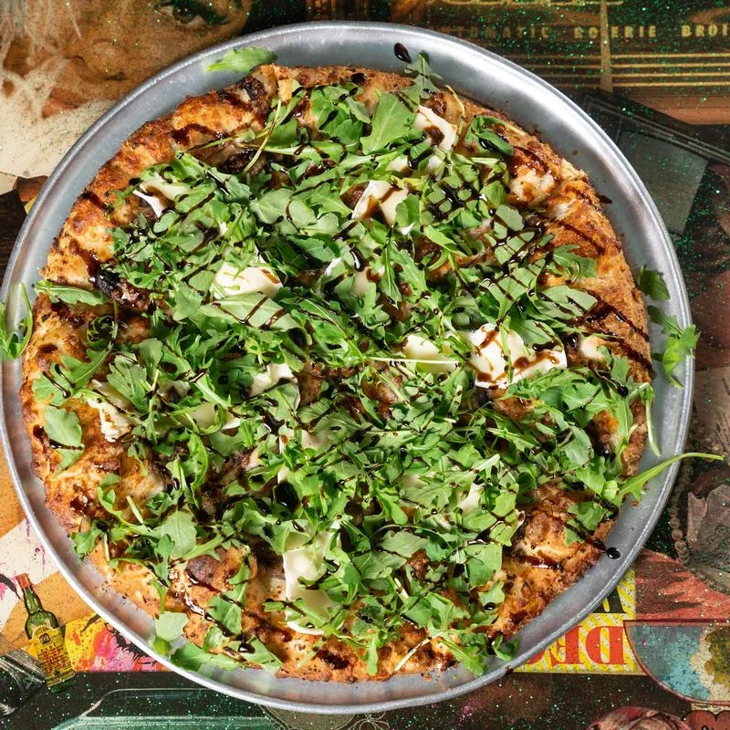 Don't Worry Brie Happy pizza