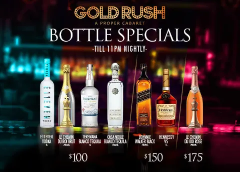 Gold Rush Cabaret, drink