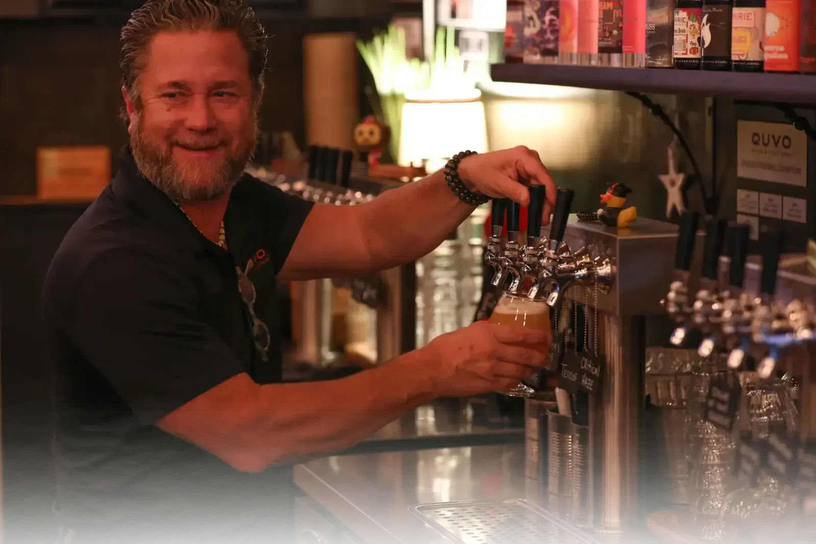Craft beer at Quvo Tacos in Fort Lauderdale