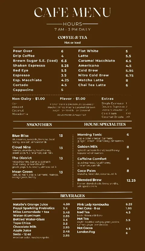 Stock & Brew, food