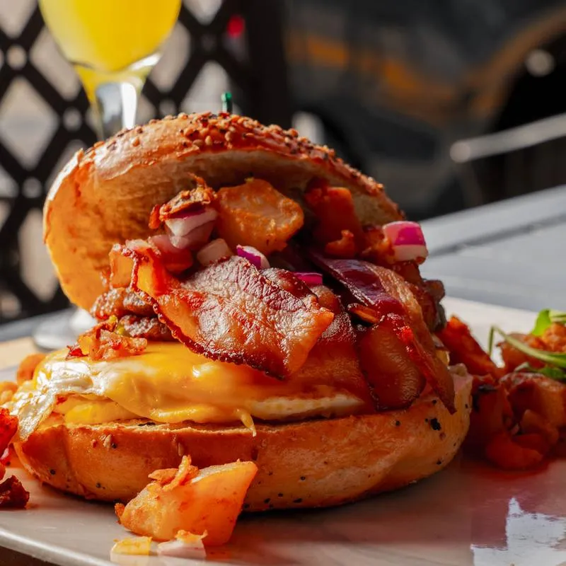 Gorgonzola BLT Burger.