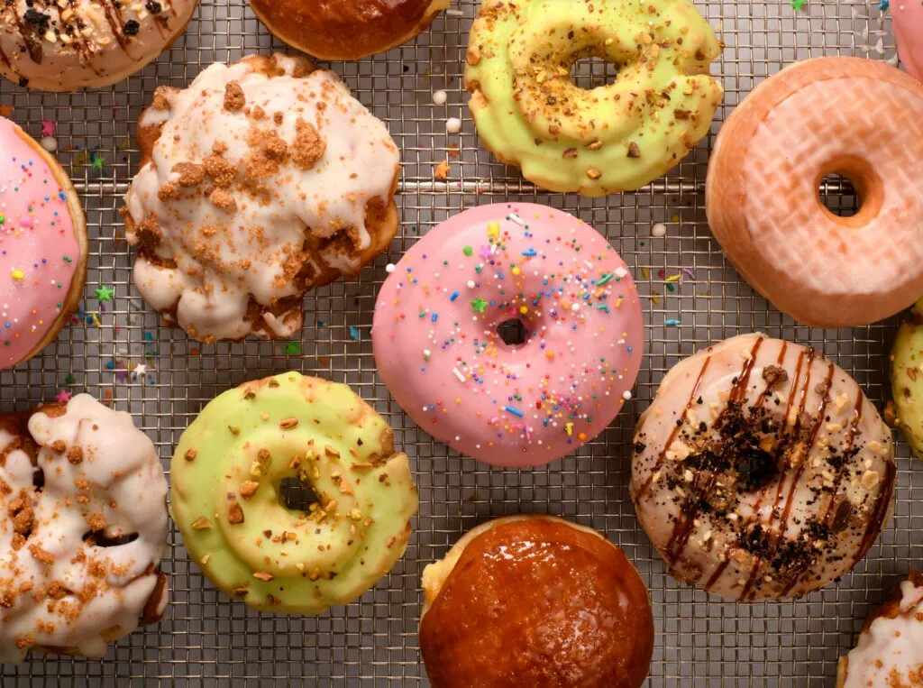 Donuts from The Glass Knife made from Buttermilk Brioche or Traditional Cake Style.