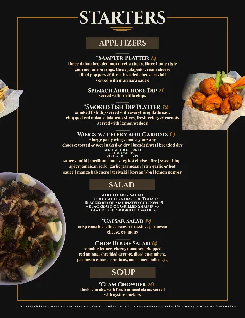 Dukes Tavern, food