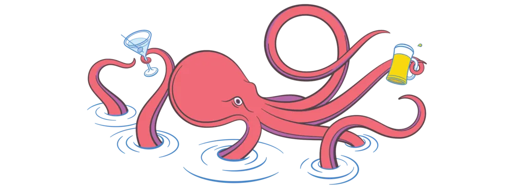 Meet Ophelia the Octopus, our benevolent sponsor.