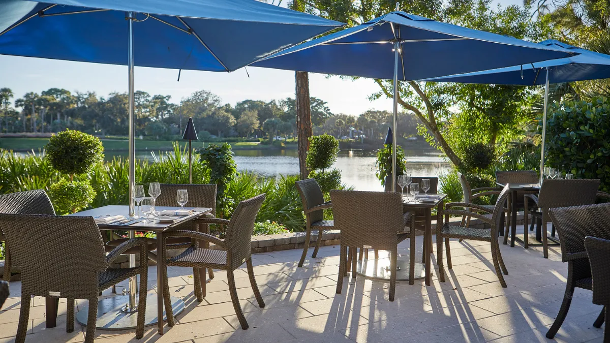 Olde Florida Chop House Outdoor Dining View
