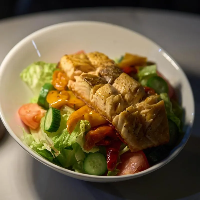 Salmon salad.