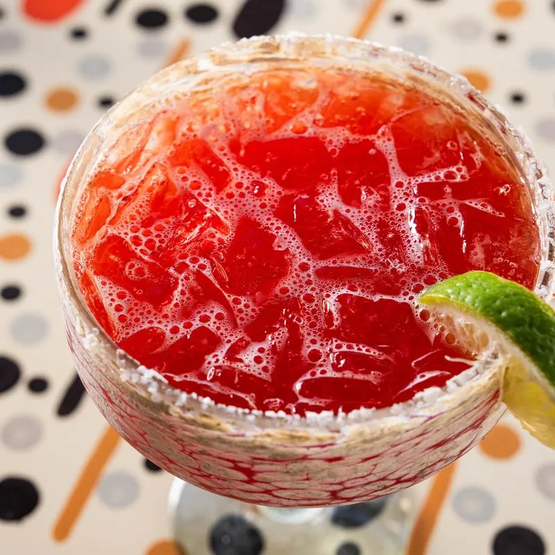 Strawberry margarita.