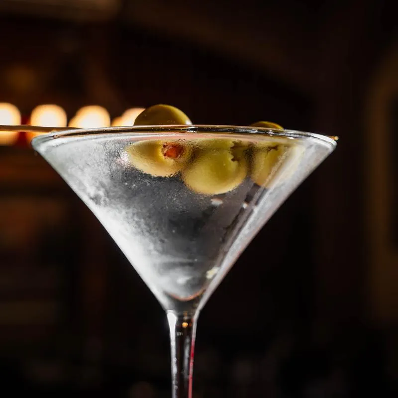 A served martini.