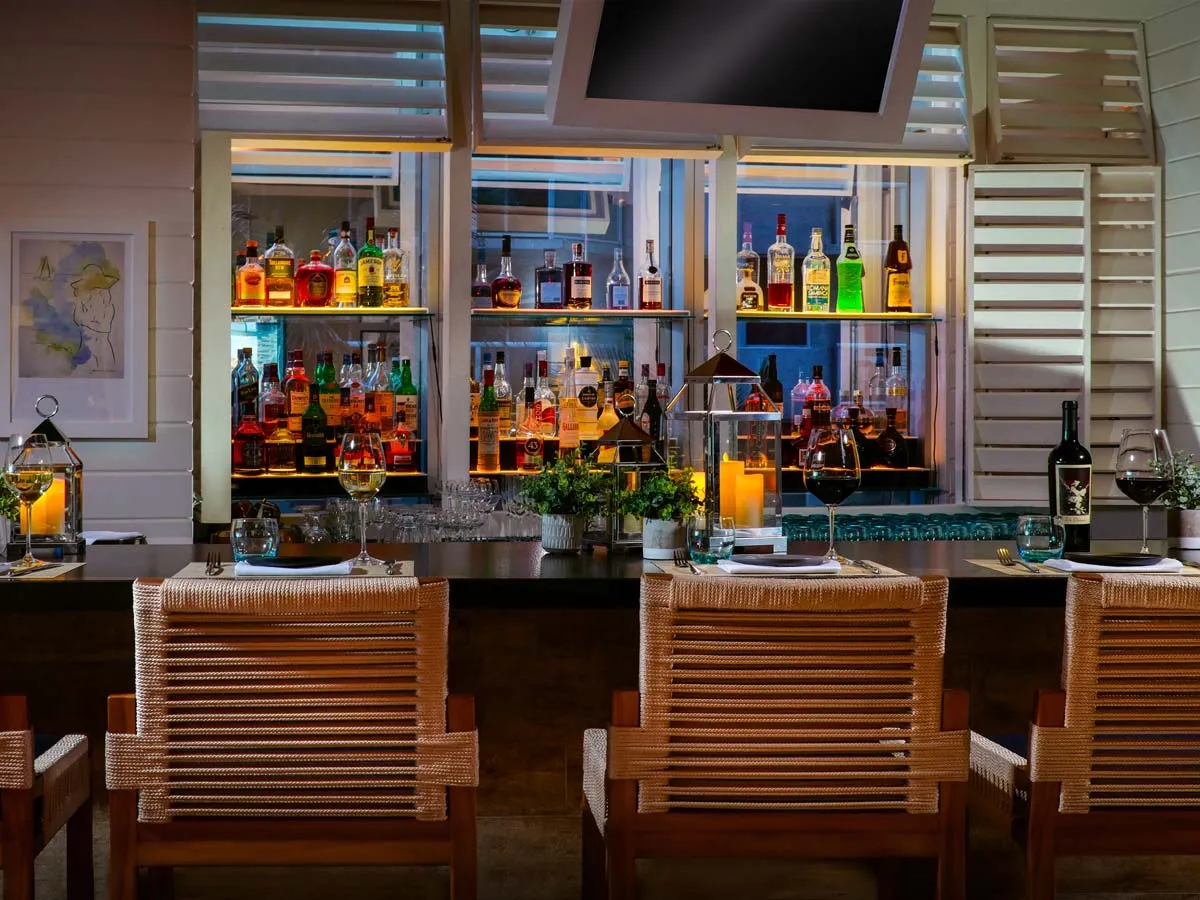 Chairs At The Bar.