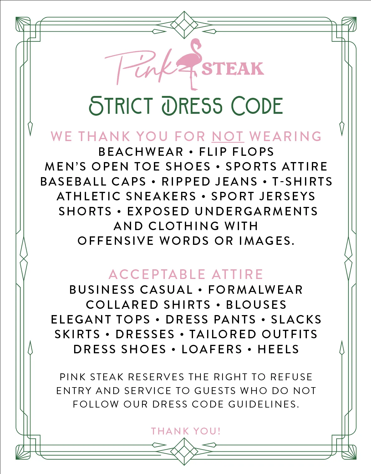 dress code policy